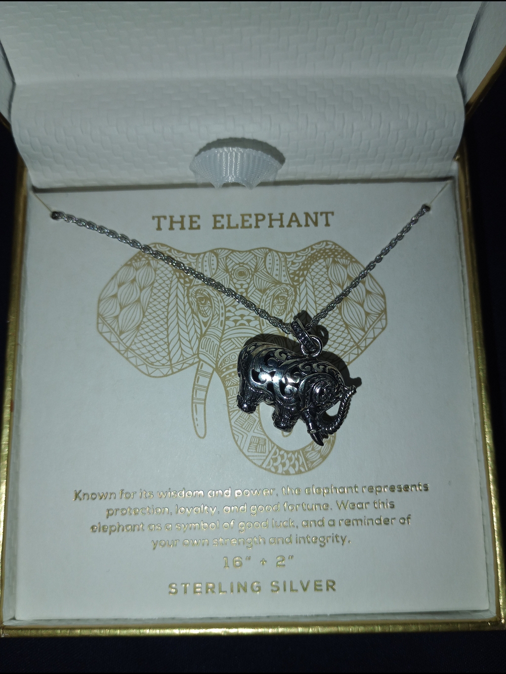 Annika Witt Elephant Pendant Made In Bali